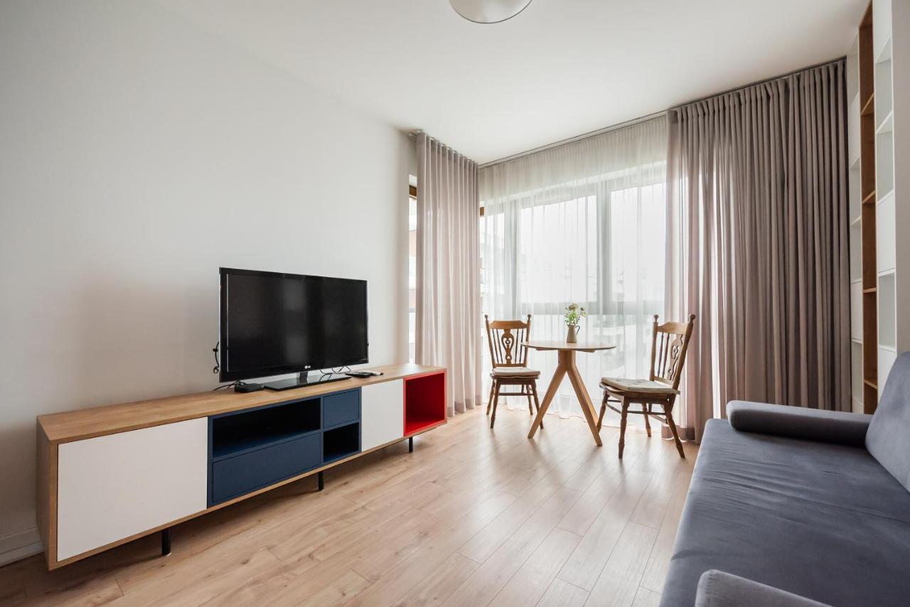 Postepu Comfort Apartment Warschau Exterior foto
