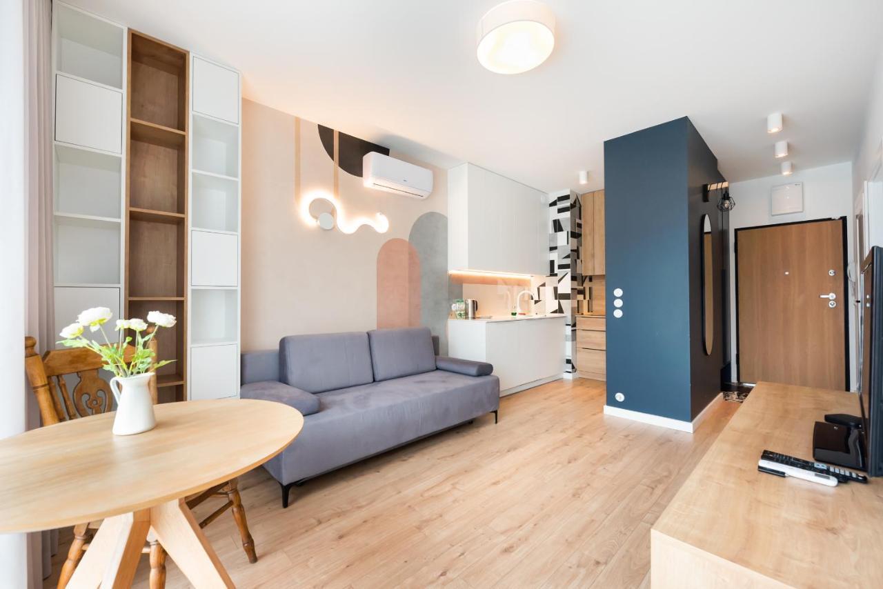Postepu Comfort Apartment Warschau Exterior foto