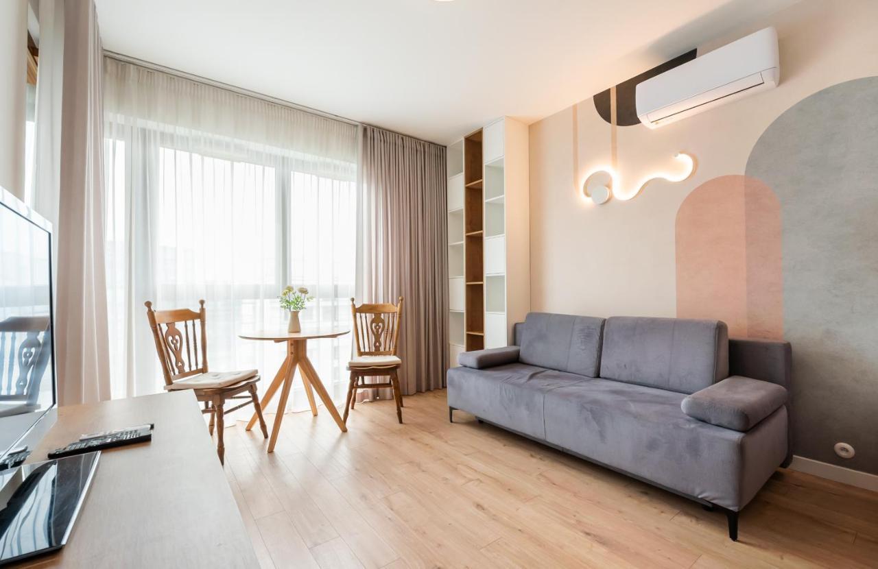 Postepu Comfort Apartment Warschau Exterior foto