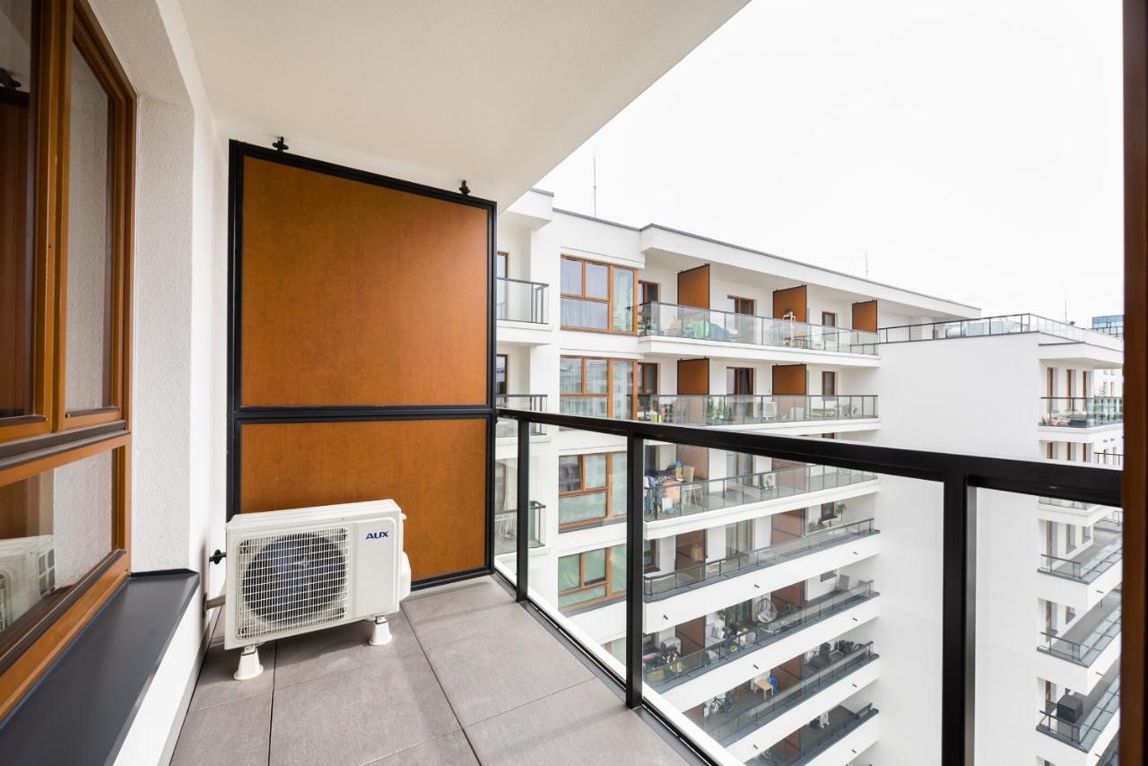 Postepu Comfort Apartment Warschau Exterior foto